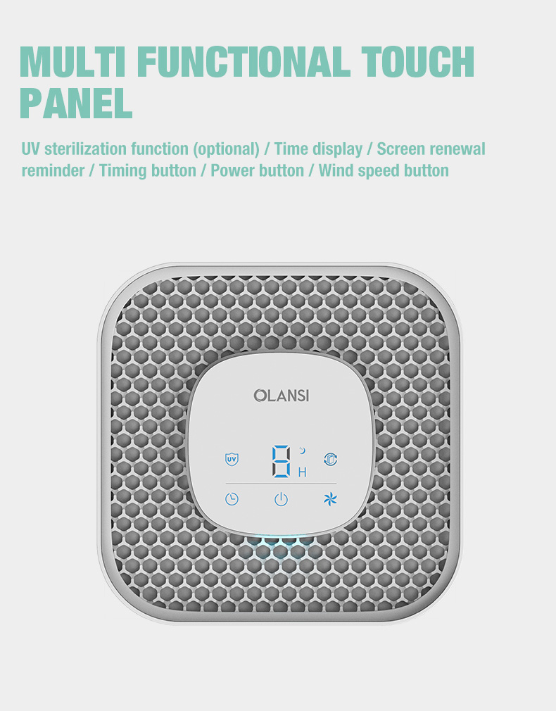 Purificador de ar de mesa Olansi A4 Pro (8)
