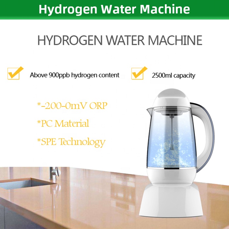 Olansi Japão Gerador de água de hidrogênio PEM Hidrogênio Gerador de água Hidrogênio Water Maker Home
